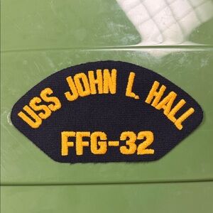 USS John L. Hall FFG-32 embroidered naval Patch